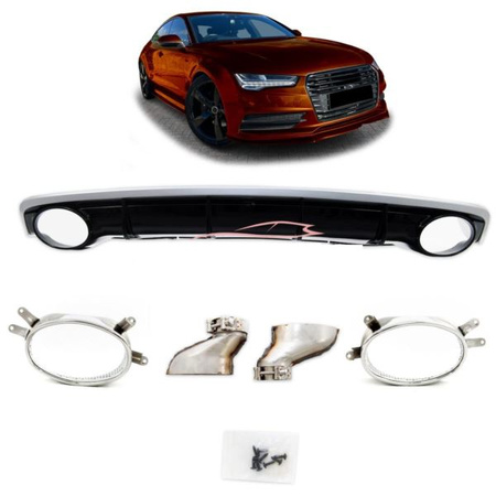 DIFUSER pro AUDI A7 4G 15-18 LOOK RS7 STANDARD