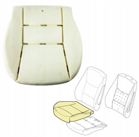 Pěnová houba na sedák CITROEN JUMPER 2006-
