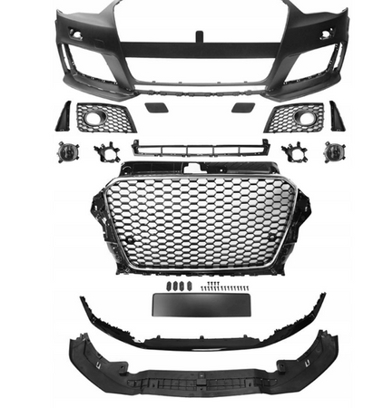 Nárazník Sport Chrome Black Pdc pro Audi A3 8v 12-16