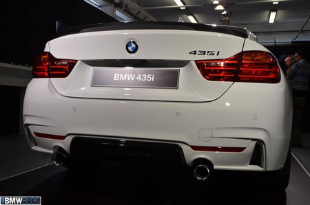 DIFUZOR BMW F36 13- MP DVOJITÝ VÝVOD JEDNODUCHÉHO TLUMIČE VÝFUKU