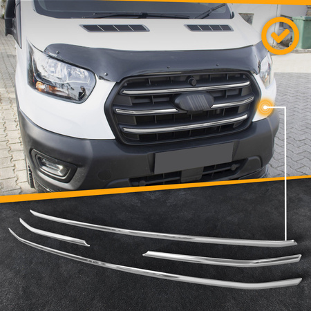 Lišty přední masky GRILL Ford Transit 2019+