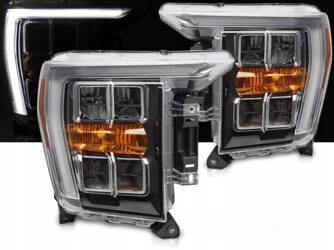 Černé LED světlomety pro Ford F150 MK14 20-23