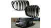 MŘÍŽKA BMW E81 E87 E88 07-12 DUAL LINE LESKLÁ BLK