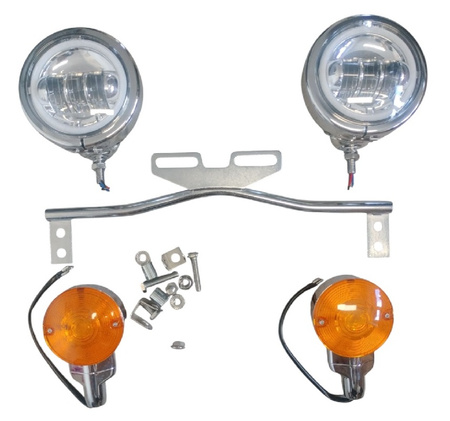 Sada LED světelných lišt + indikátorů s rámečkem