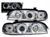 Bmw e39 ringi h1/h1 chromované světlomety ringi