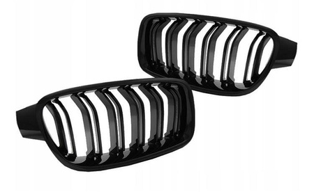 Mřížka ledvinky BMW 3 F30 F31 M3 Style leštěná 