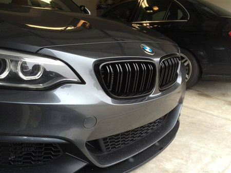 MŘÍŽKA (LEDVINOVÁ) BMW F22 F23 ČERNÁ LESKLÁ VZHLED M2