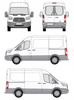 Střešní plošina kufru Ford Transit VIII L2H2