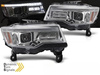 LED chromové lampy pro Jeep Grand Cherokee WK 14-21