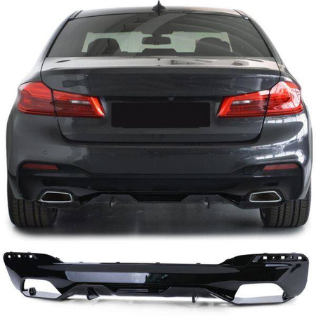 DIFUZOR BMW G30/G31 SEDAN/TOURING 17- PIANO BLACK