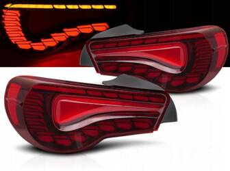 LED červené OLED žárovky pro Toyotu GT86 12-21