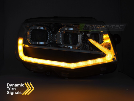 VW T6 15-19 TUBE LIGHT CHROM DRL světlomety