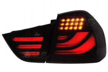 BMW E90 08-11 kouřově černá LED světla BAR