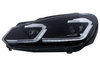 PŘEDNÍ SVĚTLA VW GOLF 6 08-12 CHROMOVÝ VZHLED GOLF7.5