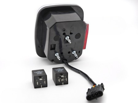 LED zadní světla Jeep Wrangler YJ/TJ (1991-2006) černá