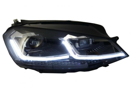 PŘEDNÍ SVĚTLA VW GOLF 7 12-17 VZHLED XENON CHROM