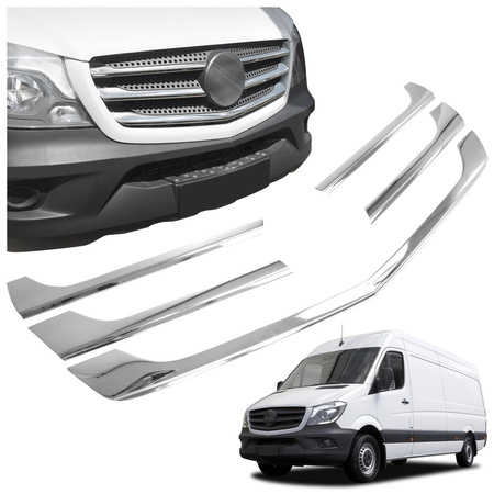 Atriové lišty Mercedes Sprinter W906 2013+ CHROME