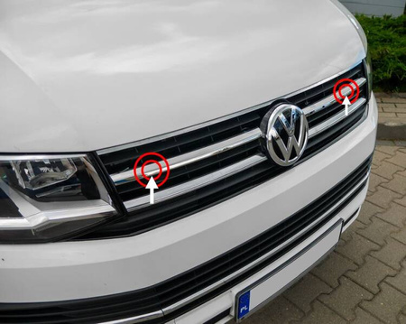 Lišty přední masky VW T6 2015-2019 MULTIVAN |