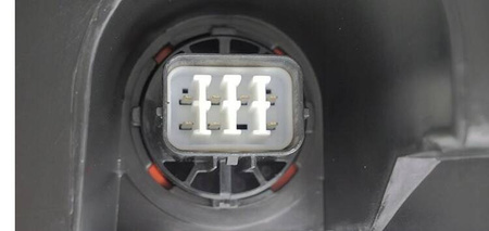 Lampa pravého světlometu chrom pro Honda Civic 06-08