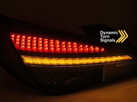 Zadní LED světla pro Mercedes CLA C117 13-16 černá červená kouřová