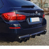 DIFUZOR BMW F10 F11 10-18 LOOK M5 CARBON BLACK