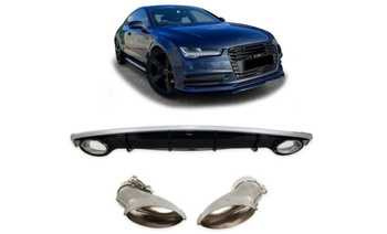 ZADNÍ DIFUZOR AUDI A7 4G 15-18 FACELIFT S-LINE RS7