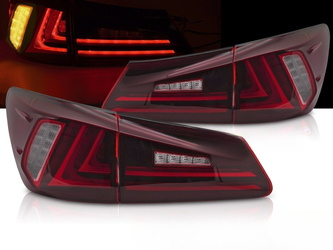 LEXUS IS II 06-13 červená zadní světla LED