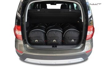 SKODA YETI 2009-2017 TAŠKY DO ZAVAZADLOVÉHO PROSTORU 3 KS