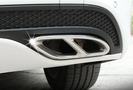 KONCOVKY TLUMIČE VÝFUKU MERCEDES ČERNÉ