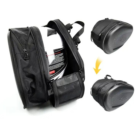 Motocentrické boční brašny