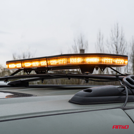 Beam LED výstražné světlo 51 funkcí 137cm schválení R65 R10 12-24V