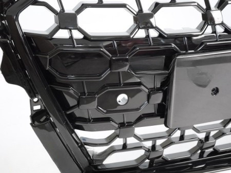 Audi A3 8Y Hatchback / Sedan 2019-2024 černá lesklá přední maska chladiče