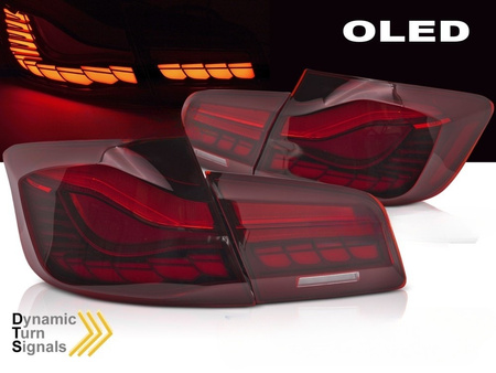 OLED červená zadní světla LED pro BMW F10 10-16