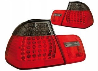 BMW E46 01-05 Sedan Červené kouřové LED žárovky