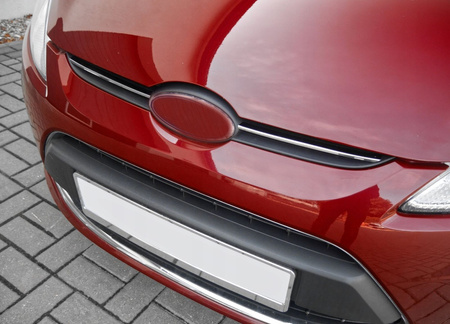 Ozdobné lišty mřížky přední masky pro FORD FIESTA VII 2008-2012 HB