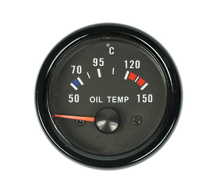 Vzhled hodin teploty oleje VDO