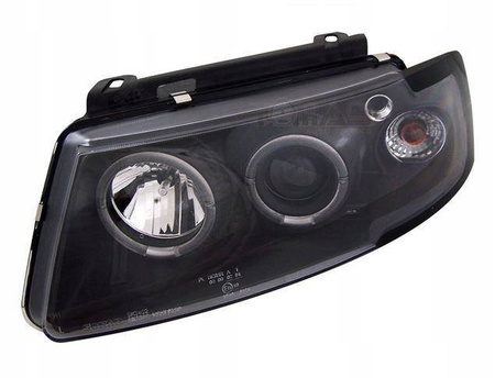 VW Passat B5 3B BLACK RINGI světlomety