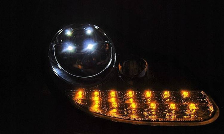 Světlomety chromované PORSCHE BOXSTER 96-04 /911 996