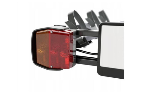 Cyklistická platforma TYTAN AMOS 3 PLUS (7 pin) ČERNÁ s hákem