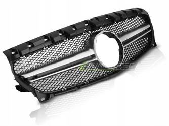 Přední mřížka černá chrom Mercedes CLA W117 13-19