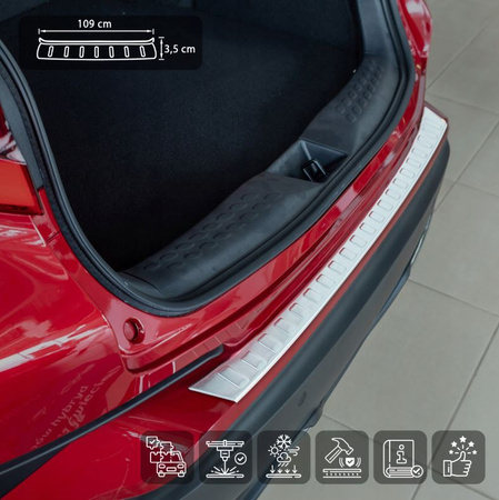 Ochranná lišta zadního nárazníku pro NISSAN QASHQAI J12 2021-