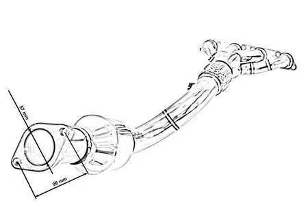 Výfukové potrubí Mini Cooper R50 R52 R5