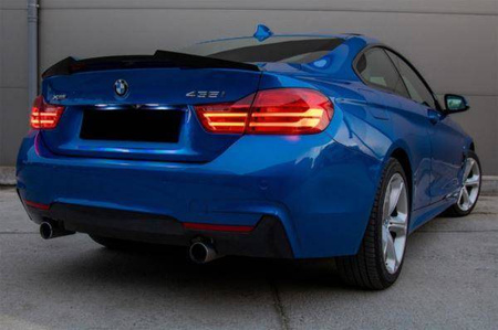 SPOILER BMW F32 LOOK M4 14- ABS LESKLÁ ČERNÁ