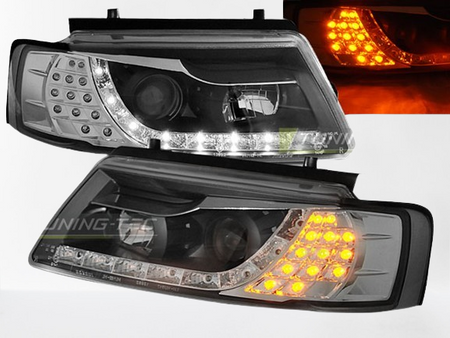 VW Passat B5 BLACK DAYLIGHT světlomety