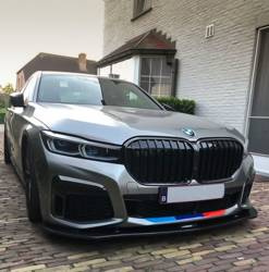 MŘÍŽKA BMW 7 G11 G12 03/19- LESKLÁ ČERNÁ DVOJITÁ