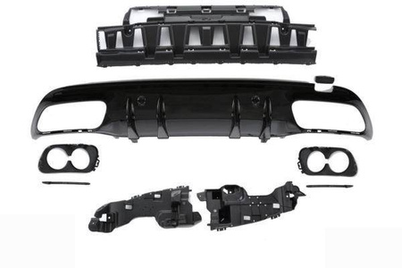 DIFUZOR MERCEDES W205 LOOK C43 AMG CHROMOVÝ