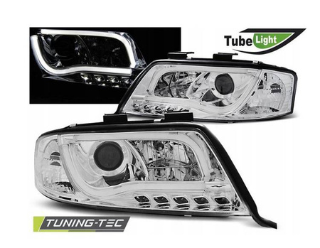 Audi A6 CHROM LIGHT TUBE světlomety