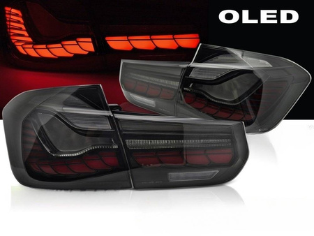 Zadní LED světla pro BMW F30 11-18 OLED kouřová
