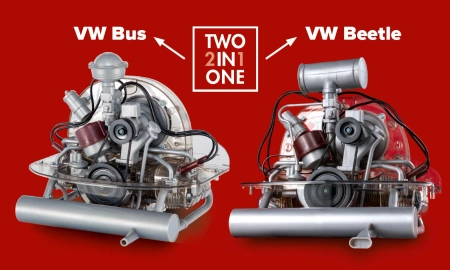 Porsche 911 TURBOMOTOR - model motoru pro montáž