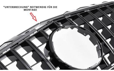 MŘÍŽKA MERCEDES W218 CLS 2011-2014 PANAMERICANA BLK